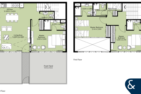 Adosado en Dubai Land, Dubai, 3 dormitorios, 142 m², № 79095 - foto 23