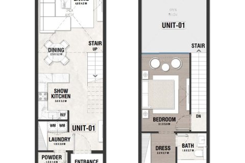 Apartment in Al Barari, Dubai 1 bedroom, 178 sq.m. № 103539 - photo 10