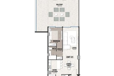 Apartment in Al Barari, Dubai 1 bedroom, 178 sq.m. № 103539 - photo 11