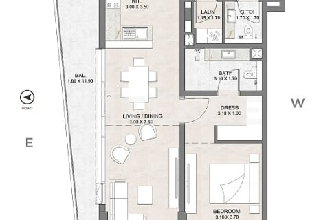 Apartment in Dubai 2 bedrooms, 129 sq.m. № 110480 - photo 6