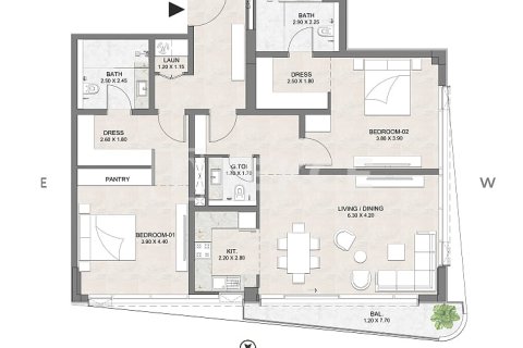 Apartment in Dubai 2 bedrooms, 129 sq.m. № 110480 - photo 4