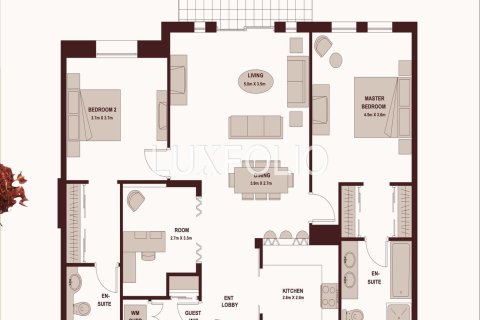 Apartamento en Old Town, Dubai, 2 dormitorios, 134 m², № 45565 - foto 14
