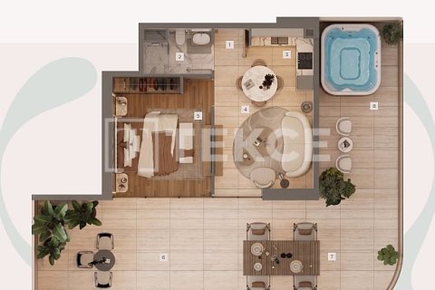 Appartement à Dubai, 2 chambres, 93 m², № 132979 - photo 3