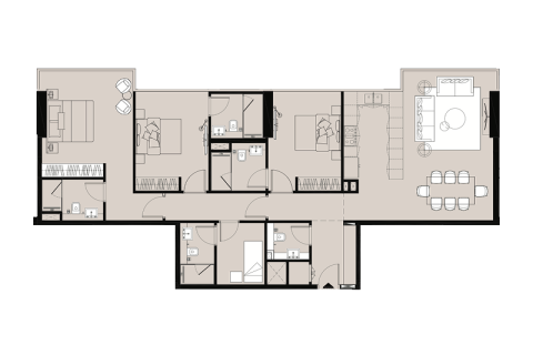 Appartement à Dubai, 1 chambre, 88 m², № 92618 - photo 8