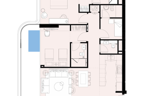 Appartement à Dubai, 1 chambre, 88 m², № 92617 - photo 8