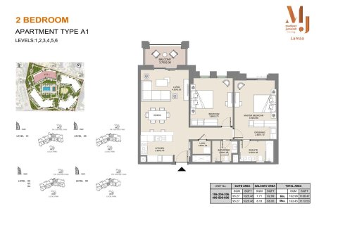 Apartment in Madinat Jumeirah Living, Umm Suqeim, Dubai 1 bedroom, 68 sq.m. № 103950 - photo 4