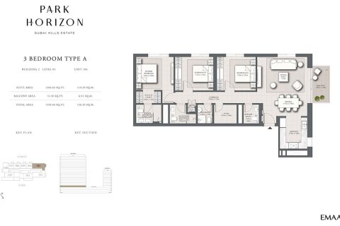 Apartment in Dubai Hills Estate, Dubai 1 bedroom, 61 sq.m. № 103966 - photo 2