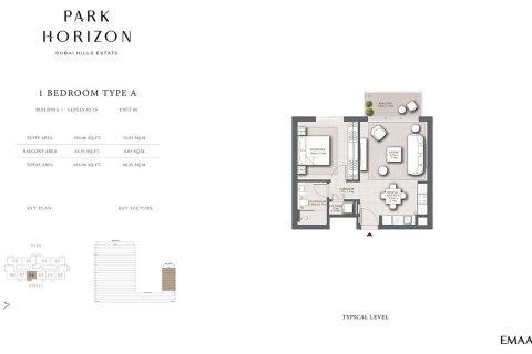 Apartment in Dubai Hills Estate, Dubai 1 bedroom, 61 sq.m. № 103966 - photo 4