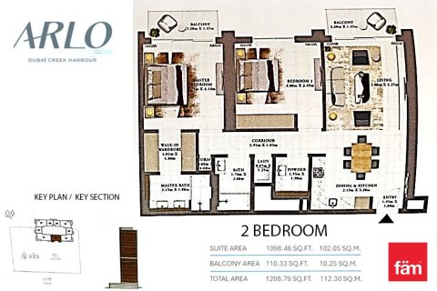 Apartment in Dubai 2 bedrooms, 112.3 sq.m. № 84593 - photo 10