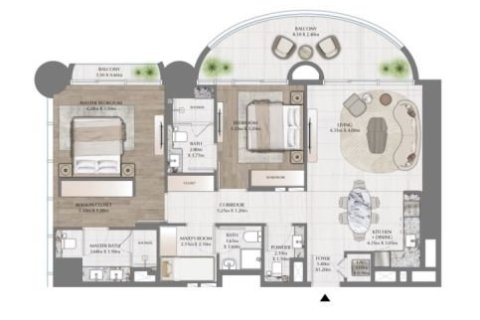 Apartment in Downtown Dubai (Downtown Burj Dubai), Dubai studio, 44 sq.m. № 103639 - photo 4