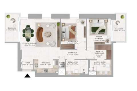 Apartment in Dubai Creek Harbour, Dubai Creek Harbour (The Lagoons), Dubai 1 bedroom, 71 sq.m. № 103632 - photo 4