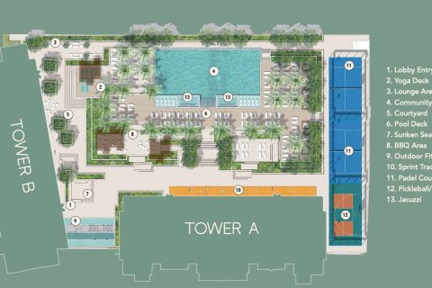 Apartment in Business Bay, Dubai 1 bedroom, 53.3 sq.m. № 96293 - photo 11