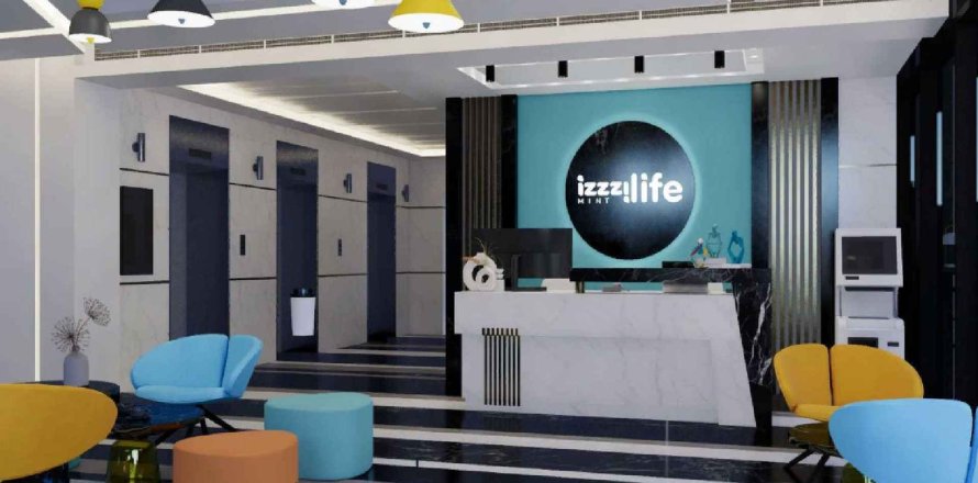 Квартира в IZZZI LIFE MINT в Джумейра Вилладж Серкл, Дубай, 1 спальня, 64.27м², № 31187