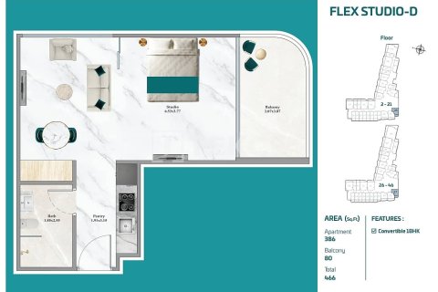 شقة في دبي 4 غرف نوم, 345 م² رقم 64603 - صورة 25