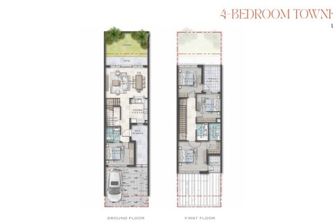 Townhouse in Damac Lagoons, Dubai 4 bedrooms № 103662 - photo 3