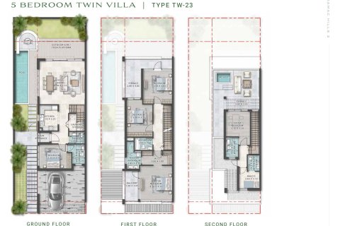 Villa en DAMAC Hills (Akoya by DAMAC), Dubai, 5 dormitorios, 329 m², № 103671 - foto 8