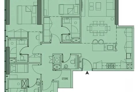 Apartamento en Dubai, 3 dormitorios, 171 m², № 63020 - foto 22