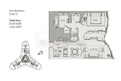 Apartamento en Downtown Dubai (Downtown Burj Dubai), Dubai, 1 dormitorio, 91.6 m², № 114745 - foto 20