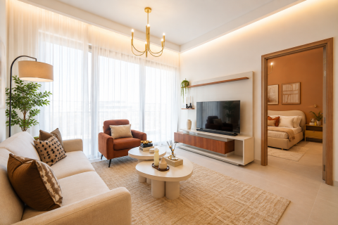 Appartement à Dubai, 1 chambre, 79.66 m², № 136452