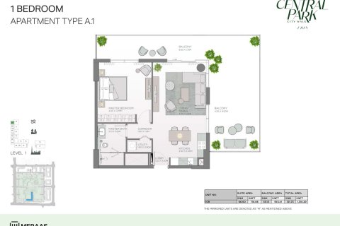 شقة في City Walk, دبي 1غرف نوم, 72 م² رقم 103675 - صورة 4