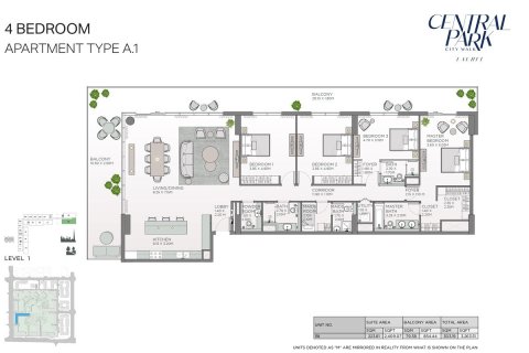 Apartamento en City Walk, Dubai, 2 dormitorios, 111 m², № 103677 - foto 4