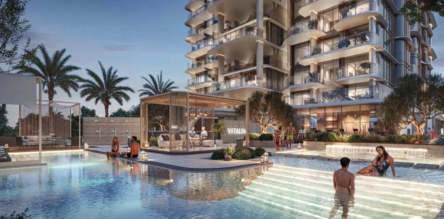 Appartement à Palm Jumeirah, Dubai, 2 chambres, 185 m², № 17456