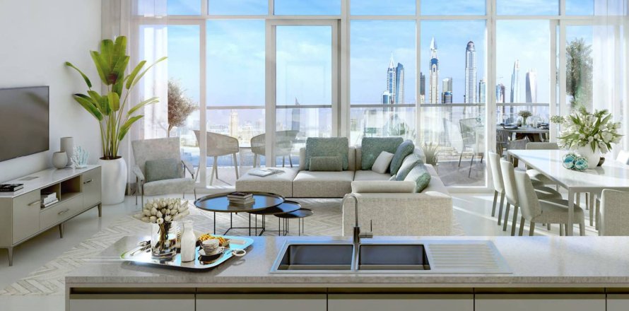 Квартира в EMAAR Beachfront, Dubai Harbour, Дубай, 1 спальня, 69м², № 29745