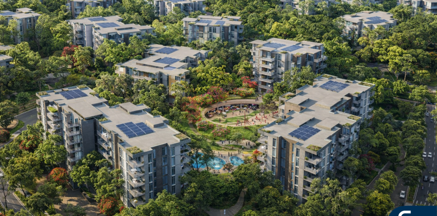 Квартира в Ghaf Woods в Дубае, 2 спальни, 204м², № 79290