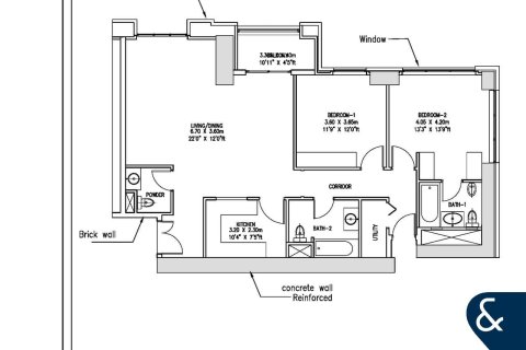 Apartamento en Shams, Jumeirah Beach Residence, Dubai, 2 dormitorios, 110 m², № 78618 - foto 12