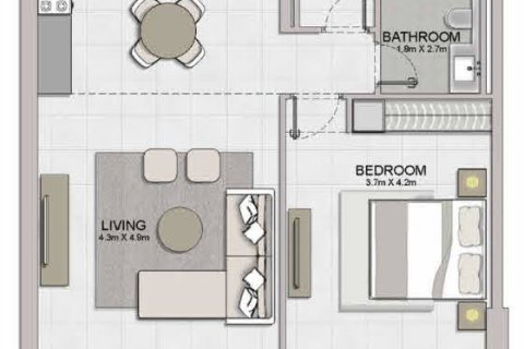 Apartment in Dubai 1 bedroom, 72 sq.m. № 31057 - photo 6