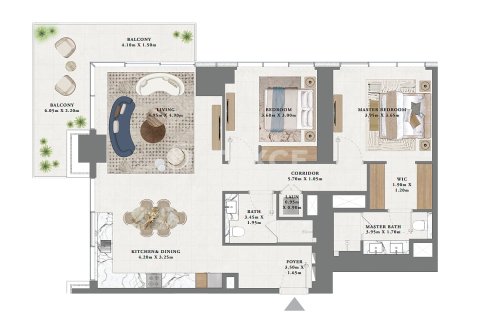 Apartment in Dubai 1 bedroom, 70 sq.m. № 13657 - photo 10