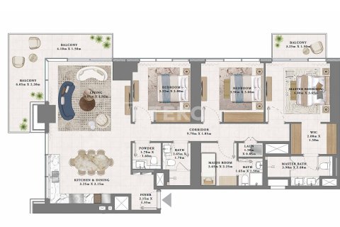 Apartment in Dubai 1 bedroom, 70 sq.m. № 13657 - photo 11