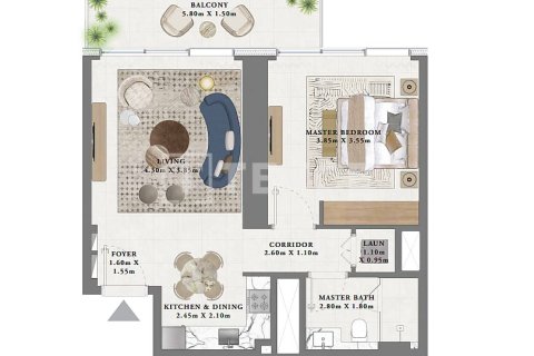 Apartment in Dubai 1 bedroom, 70 sq.m. № 13657 - photo 9
