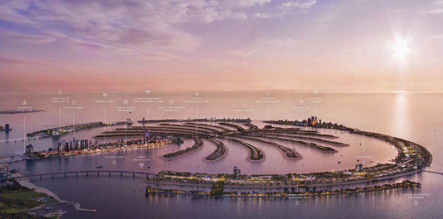 فيلا في Palm Jebel Ali, دبي 5 غرف نوم  رقم 113872