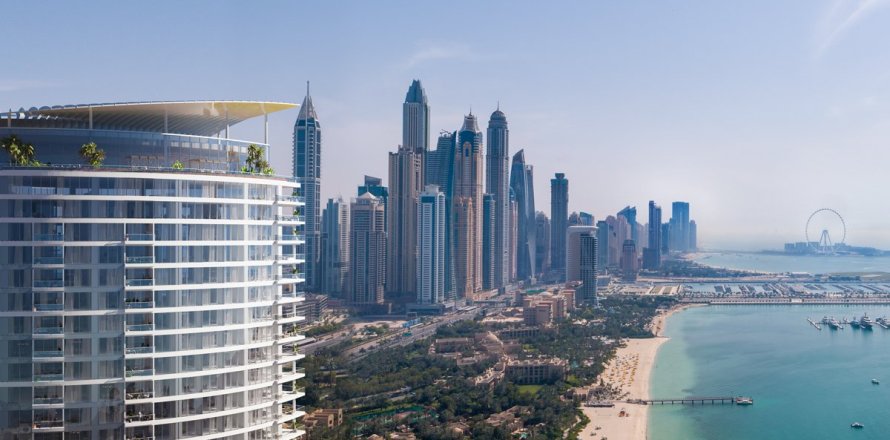 Appartement à Palm Jumeirah, Dubai, 1 chambre, 88.8 m², № 7513