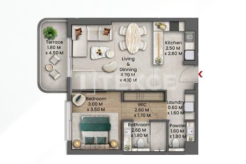 Appartement à Dubai, 3 chambres, 166 m², № 47345 - photo 16