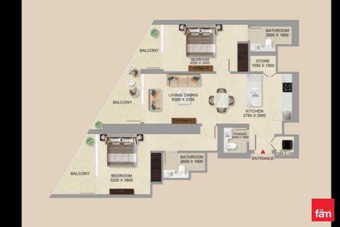 Apartment in Dubai 2 bedrooms, 112.1 sq.m. № 111045 - photo 10