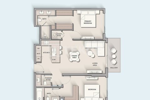 Apartment in City of Arabia, Dubai 3 bedrooms, 170 sq.m. № 101476 - photo 4