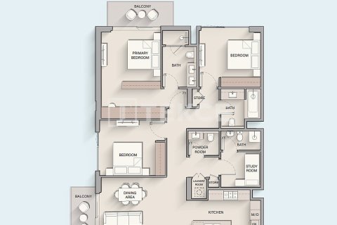 Apartment in City of Arabia, Dubai 3 bedrooms, 170 sq.m. № 101476 - photo 2