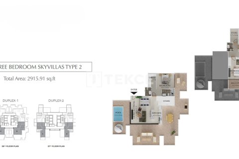Appartement à Jumeirah Village Triangle, Dubai, 2 chambres, 96 m², № 114917 - photo 21