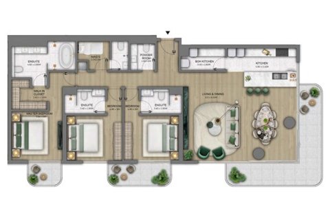 Apartamento en Maritime City, Dubai, 1 dormitorio, 78 m², № 103571 - foto 17