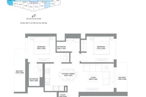 Apartamento en 340 RIVERSIDE CRESCENT en Nadd Al Sheba, Dubai, 1 dormitorio, 46 m², № 104004 - foto 2