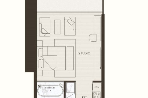 Apartment in ONE BY BINGHATTI in Business Bay, Dubai 57 sq.m. № 104011 - photo 7