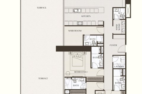Apartment in ONE BY BINGHATTI in Business Bay, Dubai 57 sq.m. № 104011 - photo 4