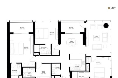 Apartment in Sobha Hartland, Mohammed Bin Rashid City, Dubai 1 bedroom, 69 sq.m. № 104002 - photo 5