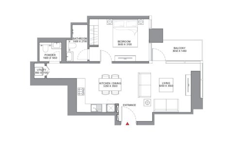 شقة في SKYSCAPE AVENUE في Nadd Al Sheba, دبي 1غرف نوم, 69 م² رقم 104010 - صورة 10