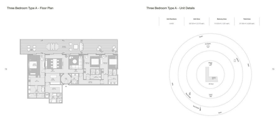 شقة في ARMANI BEACH RESIDENCES في نخلة جميرا, دبي 3 غرف نوم, 371.96 م² رقم 31207