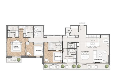 Penthouse in Dubai Marina, Dubai 5 bedrooms, 509 sq.m. № 142293 - photo 21