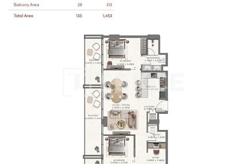 Appartement à Jebel Ali, Dubai, 3 chambres, 133 m², № 142295 - photo 14