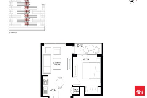 Apartment in Ras Al Khor, Dubai 1 bedroom, 51.1 sq.m. № 50768 - photo 13